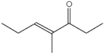 What is the IUPAC name of the following compound?   A)  (E) -4-methyl-4-hepten-3-one B)  (Z) -4-methyl-4-hepten-3-one C)  (E) -4-methyl-3-hepten-5-one D)  (Z) -4-methyl-3-hepten-5-one