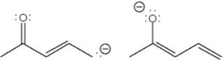 What is the relationship between the following two structures?   A)  tautomers B)  constitutional isomers, but not tautomers C)  resonance structures D)  stereoisomers