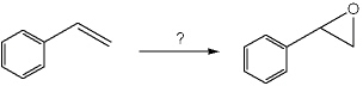 What is the best choice of reagent(s)  to perform the following transformation?   A)  O<sub>3</sub> B)  peroxyacid C)  OsO<sub>4</sub>; followed by NaHSO<sub>3</sub> D)  H<sub>2</sub>O, H<sub>2</sub>SO<sub>4</sub>