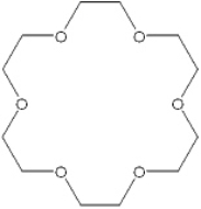 What is the name of the following compound?   A)  6-crown-12 B)  12-crown-6 C)  18-crown-12 D)  18-crown-6