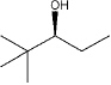 What is the IUPAC name of the following compound?   A)  (R) -2,2-dimethyl-3-pentanol B)  (S) -2,2-dimethyl-3-pentanol C)  1-tert-butyl-1-propanol D)  (S) -4,4-dimethyl-3-pentanol