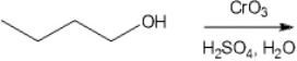 What is the major organic product obtained from the following reaction?   A)  1-butene, CH<sub>3</sub>CH<sub>2</sub>CH=CH<sub>2</sub> B)  butanal, CH<sub>3</sub>CH<sub>2</sub>CH<sub>2</sub>CHO C)  butanone, CH<sub>3</sub>CH<sub>2</sub>COCH<sub>3</sub> D)  butanoic acid, CH<sub>3</sub>CH<sub>2</sub>CH<sub>2</sub>COOH