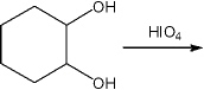 What is the major organic product obtained from the following reaction?   A)  1,6-hexanediol, HO(CH<sub>2</sub>) <sub>6</sub>OH B)  hexanedial, OHC(CH<sub>2</sub>) <sub>4</sub>CHO C)  hexanedioic acid, HO<sub>2</sub>C(CH<sub>2</sub>) <sub>4</sub>COOH D)  cyclohexene