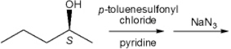  What is the major organic product obtained from the following sequence of reactions?   A)  ( \pm ) -2-azidopentane B)  (R) -2-azidopentane C)  (S) -2-azidopentane D)  (S) -2-pentyl tosylate 