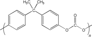 What type of polymer is shown?   A)  polycarbonate B)  polyester C)  polyurethane D)  polyether