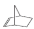 Which of the following cycloalkenes is least reactive toward ROMP? A)    B)    C)    D)   
