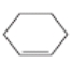 Which of the following cycloalkenes is least reactive toward ROMP? A)    B)    C)    D)   