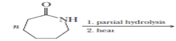 Identify the final product of the following reaction. ​   A)  Terephthalic acid B)  Kevlar C)  Lexan D)  Nylon 6