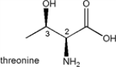 What are the R/S designations of the two stereocenters of L-threonine?   A)  2R,3R B)  2R,3S C)  2S,3R D)  2S,3S