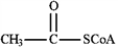 The structure of acetyl-CoA is shown below and is a building block from which steroids are produced.  
