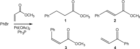 What is the major organic product obtained from the following reaction?   A)  1 B)  2 C)  3 D)  4