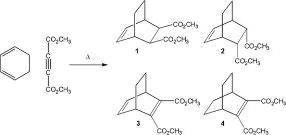 What is the major organic product obtained from the following reaction?   A)  1 B)  2 C)  3 D)  4