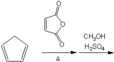 What is the major organic product obtained from the following sequence of reactions?  