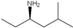 What is the IUPAC name of the following compound?   A)  (R) -4-amino-2-methylhexane B)  (S) -4-amino-2-methylhexane C)  N-ethyl N-(3-methylpropyl)  amine D)  (R) -3-amino-5-methylhexane