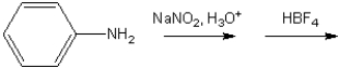 What is the major organic product obtained from the following sequence of reactions?