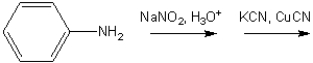 What is the major organic product obtained from the following sequence of reactions?  