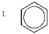 Consider the following compounds.         Use the number of the compound to answer the following question. Place the number in the blank provided. -The compound that is the most reactive to nitration is ______.