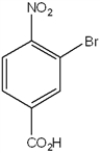 What is the IUPAC name of the following compound?   A)  2-nitro-6-carboxybromobenzene B)  2-bromo-1-nitro-4-benzoic acid C)  2-bromo-4-carboxynitrobenzene D)  3-bromo-4-nitrobenzoic acid