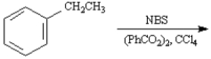The product of the following reaction would be 1-bromo-1-phenylethane.  