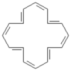 Consider the following structure.   -If named as an annulene, the name would be [ __ ] annulene.