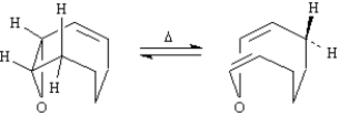 Consider the following reaction.   This is an example of a sigmatropic reaction with a [3,3]-shift.