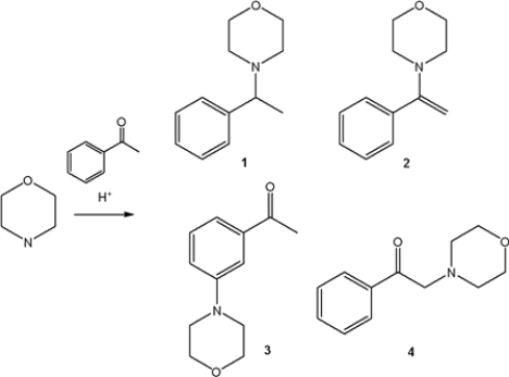 <strong>What is the major organic product obtained from the following reaction? </strong> A) 1 B) 2 C) 3 D) 4