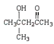 The structure of the aldol shown below can be produced by reacting _________ with NaOH. Enter the name of the compound. ​  