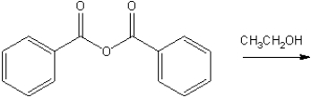 What two organic compounds are obtained from the following reaction?  