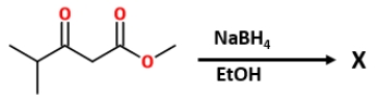 What is  X  in the following reaction? ​   A)    B)    C)    D)   
