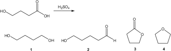 What is the major organic product obtained from the following reaction?   A)  1 B)  2 C)  3 D)  4