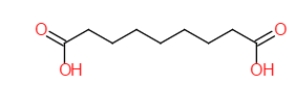 What is the common name of the given compound? ​   A)  Azelaic acid B)  Seabacic acid C)  Suberic acid D)  Adepic acid