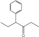 What is the IUPAC name of the following compound?   A)  4-phenyl-3-hexanone B)  3-phenyl-4-hexanone C)  1,2-diethyl-2-phenylethanal D)  1-methyl-1-phenyl-2-butanone