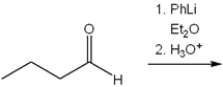 What is the major organic product obtained from the following reaction?   A)  1-phenyl-1-butanol B)  1-phenyl-2-butanol C)  2-phenyl-1-butanol D)  butyrophenone, PhCOCH<sub>2</sub>CH<sub>2</sub>CH<sub>3</sub>