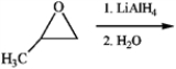 Consider the following reaction.   The major organic product obtained from the reaction is  