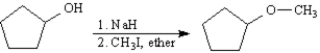 Consider the reaction below to answer the following questions.   -The reaction shown here is an example of a ______________ ________synthesis