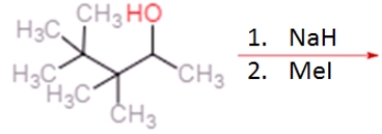 What is the major product obtained from the following organic reaction? ​   A)    B)    C)    D)   
