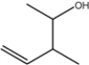 What is the IUPAC name of the following compound?   A)  3-methyl-1-penten-4-ol B)  3-methyl-4-penten-2-ol C)  1,2-dimethyl-2-propan-1-ol D)  2,3-dimethyl-1-propan-3-ol