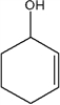 What is the IUPAC name of the following compound?   A)  cyclohexen-3-ol B)  cyclohexen-2-ol C)  2-cyclohexenol D)  3-cyclohexenol