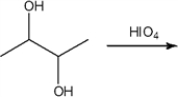 What is the major organic product obtained from the following reaction?   A)  trans-2-butene, (E)  CH<sub>3</sub>CH=CHCH<sub>3</sub> B)  butanedione, CH<sub>3</sub>COCOCH<sub>3</sub> C)  acetaldehyde, CH<sub>3</sub>CHO D)  acetic acid, CH<sub>3</sub>COOH