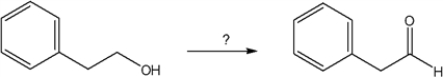 What is the best choice of reagent to perform the following transformation?   A)  HCl B)  NaOH C)  HIO<sub>4</sub> D)  PCC