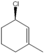 What is the IUPAC name of the following compound?   A)  (R) -1-chloro-3-methyl-2-cyclohexene B)  (S) -1-chloro-3-methyl-2-cyclohexene C)  (R) -3-chloro-1-methylcyclohexene D)  (S) -3-chloro-1-methylcyclohexene