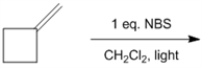 What is the structure of all of the monobrominated products, including regioismers and stereoisomers, obtained from the following reaction?  