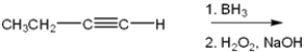 What is the major organic product obtained from the following reaction?   A)  butanal B)  cis-2-butene C)  2-butanol D)  butanone
