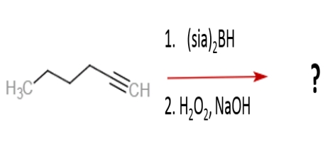 What is the product obtained from the following organic reaction? ​   A)    B)    C)    D)   