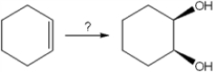 What is the best choice of reagent(s)  to perform the following transformation?   A)  H<sub>2</sub>O, H<sub>2</sub>SO<sub>4</sub> B)  HgSO<sub>4</sub>; followed by NaBH<sub>4</sub> C)  BH<sub>3</sub>; followed by H<sub>2</sub>O<sub>2</sub> D)  OsO<sub>4</sub>; followed by NaHSO<sub>3</sub>