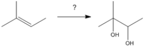 What is the best choice of reagent(s) to perform the following transformation?  