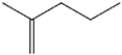 What is the IUPAC name of the following compound?   A)  2-methylenepentane B)  2-methyl-1-pentene C)  2-vinylpentane D)  2-propyl-1-propene
