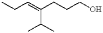 The following compound contains a carbon-carbon double bond with Z stereochemistry.  