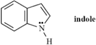 Indole is pleasant smelling in highly dilute solutions and has been used in perfumery.   When indole is placed in the presence of a strong base the nitrogen atom will be deprotonated.