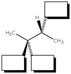Complete the following zig-zag structure so that it represents (2R,3R)-3-chlorobutan-2-ol.  